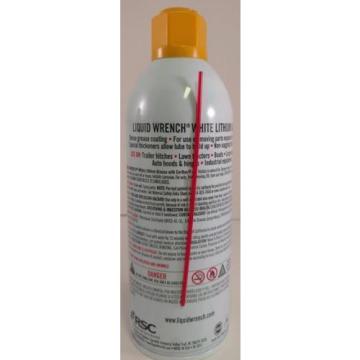 2 pack LIQUID WRENCH 10.25 OZ White Lithium Grease L616 Heavy-duty Lubrication