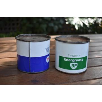 Mobil &amp; BP Energrease Grease Tins