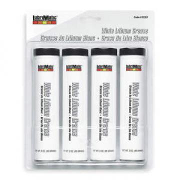 White Lithium Multipurpose Grease, 3 oz., NLGI Grade: 2, Package Quantity 4