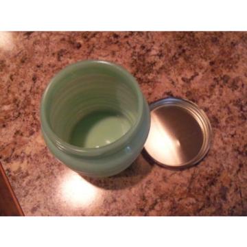 Vintage Fire King Jadeite Grease Jar w/Tulip Lid-Jadite