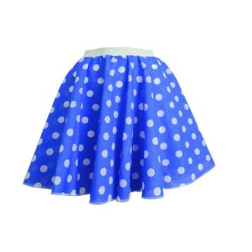 Adult 1950&#039;s GREASE Style UK MADE Polka Dot 24&#034; Long Skirt Scarf/Bow costume