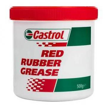 Castrol Motorcycle/Bike Red Rubber Grease/Lubricant For Brake System - 500g Tub