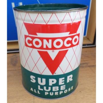 VINTAGE CONOCO SUPER LUBE ALL PURPOSE GREASE LUBE