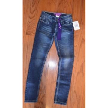 Girls Vigoss Blue Grease Skinny Jeans ~ Sz 7 NWT