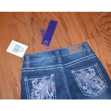 Girls Vigoss Blue Grease Skinny Jeans ~ Sz 7 NWT