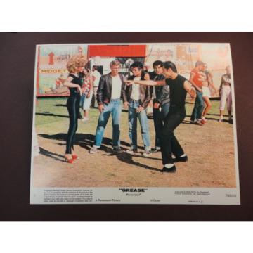 &#034; Grease &#034; John Travolta &amp; Olivia Newton John / 8&#034;x10&#034; Lobby Card Set