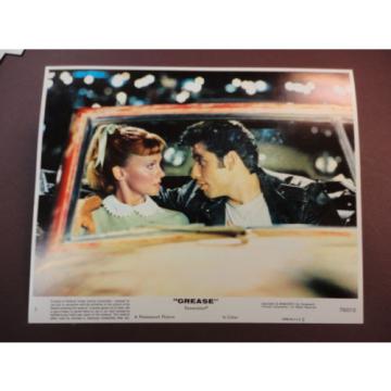 &#034; Grease &#034; John Travolta &amp; Olivia Newton John / 8&#034;x10&#034; Lobby Card Set