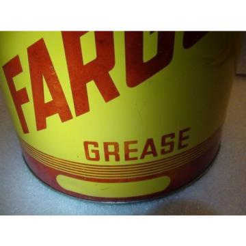 RARE Vintage Original FARGO 10lbs Grease Can