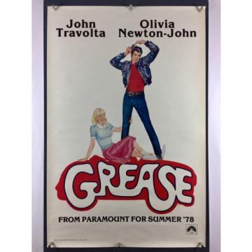 GREASE Teaser (VeryFine) Rolled Movie Poster One Sheet 1978 John Travolta 5269