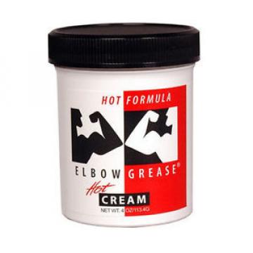 ELBOW GREASE HOT CREAM WARMING SENSUAL LUBRICANT LUBE JAR 4 oz