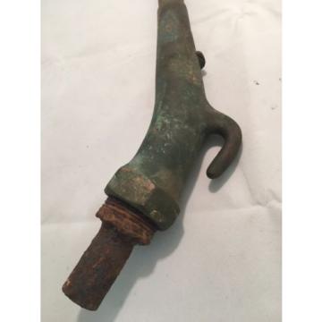 Original Petrol bowser nozzle – manual, fuel, brass, vintage, pump, grease, oil
