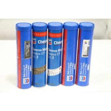 Lot of (5)  Chevron Ultra-Duty Premium Lubricating Grease EP NLGI2 14 Oz