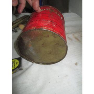Vintage AUTOLINE Grease PART CAN OPENED