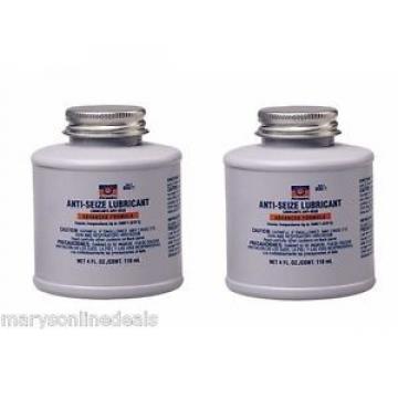 2 New PERMATEX 80071 ANTI-SEIZE LUBRICANT Lube Grease Oil 4 oz Brush Top Bottle