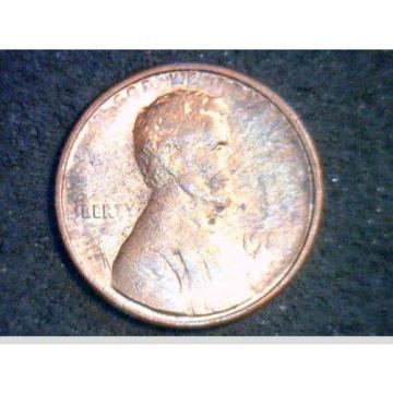 198? - Lincoln Cent - STRUCK THRU GREASE - Strike Error - V1132 - Look