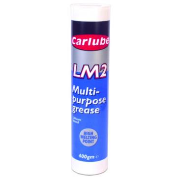 2 x Carlube LM2 Multi Purpose Lithium Based Grease 400g Cartridge