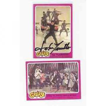 ~ ~ John Travolta auto GREASE 1978 card # 10 + ~  ~