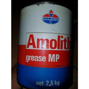 Vintage 2.5kg Amoco grease tin