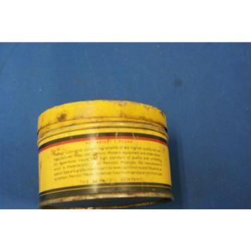 Old Vintage Unique Pennzoil lubricant grease round tin can 1 lb.