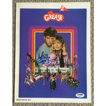 MAXWELL CAULFIELD Signed GREASE 2 Original 1982 Movie PROGRAM T-Birds PSA/DNA