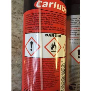 Carlube Copper , White , 100+ Spray Grease 400ml X 3 Non Fling PTFE Anti-seize