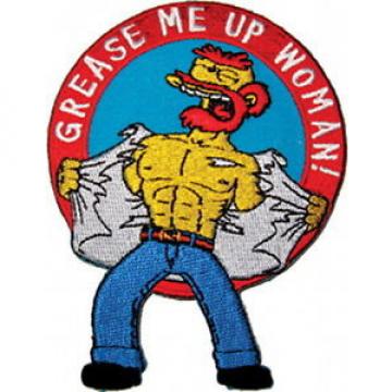The Simpsons Willie Figure Grease Me Up Woman Embroidered Patch,  UNUSED