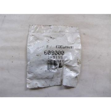 NOS PKG OF 5 EDELMANN 60900 1/4-28 X 9/16 GREASE FITTINGS