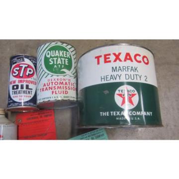 firestone tire patch quaker state texaco grease american standard metal can stp