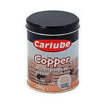 4 x Carlube Copper Grease 500g Tin Multi Purpose Anti Seize Compound XCG500