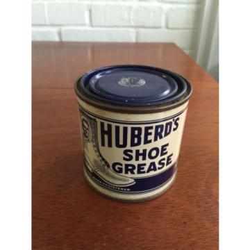 Huberd&#039;s Shoe Grease~~7 oz~~Advertising Tin~~Oregon