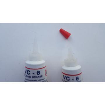 Lot of 2 VC-6 Silicone Grease Industrial Use 2.8 oz Transparent RMS CO VC - 6