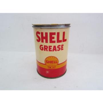 Vintage &#039;&#039; SHELL&#039;&#039; Grease 1 Lb Tin Empty Can