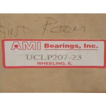 AMI UCLP207-23 Pillow Block Bearing UC207-23 LP207 ASAHI with Grease Fitting