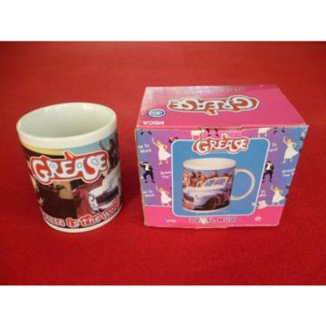 GREASE THE MOVIE JOHN TRAVOLTA COFFEE MUG 12 FL OZ  IN BOX.