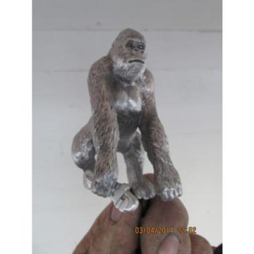 grease monkey with monkey wrench, gorilla, ratrod,car hood ornament mascot
