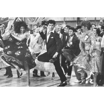 John Travolta As Danny Zuko In Grease 11x17 Mini Poster Dancing With Cast