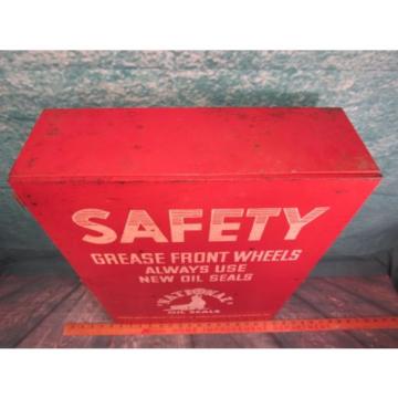 National Seal Parts cabinet display sign Grease front wheel Federal Mogul bower