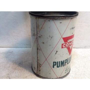 Vintage Conoco Pumplube 1lb Grease Can,