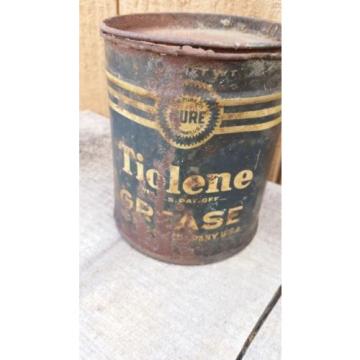 Vintage Pure Oil Company Tiolene One Pound Grease Can