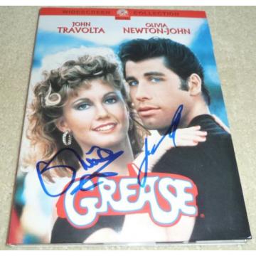 PSA/DNA JOHN TRAVOLTA &amp; OLIVIA TON JOHN AUTOGRAPHED-SIGNED GREASE DVD BOX 276