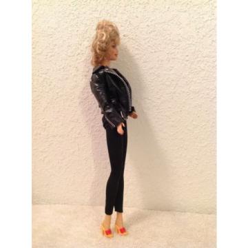 Olivia Newton John~Barbie Doll~ Bad Sandy~Grease~Black Leather~No Box~As Is