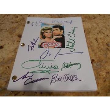 GREASE MOVIE SCRIPT 1978 JOHN TRAVOLTA, OLIVIA TON-JOHN, STOCKARD CHANNING