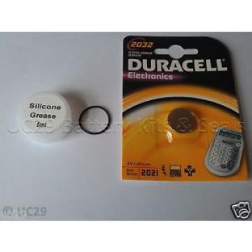 Duracell Battery &amp; O Ring Kit For Suunto Vyper Air 2 Zoop Hel02 with FREE Grease
