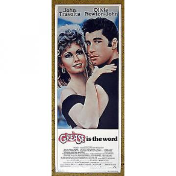 TRAVOLTA &amp; Olivia Newton JOHN --- &#034;GREASE&#034; - rolled &amp; mint ORIGINAL 1978 poster