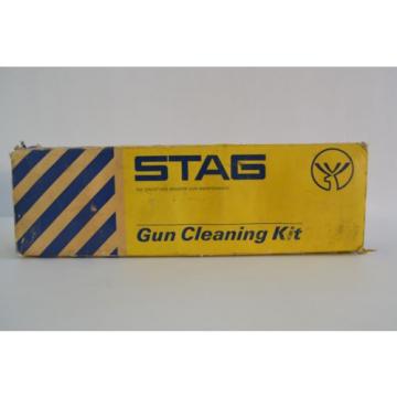 Vintage STAG 210 RIFLE Gun Cleaning Kit Gun Grease Oil Patches Nitro Powder Solv