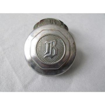 BUICK, 1930s, BRASS, CHROME OR NICKLE PLATED, GREASE CAPS. 3 IN NICE CONDITION.