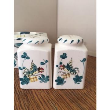 Vintage Ceramic Range Set Salt &amp; Pepper and Grease holder Made in Japan