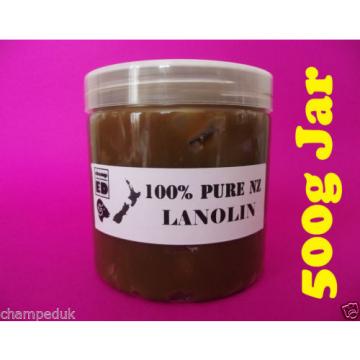 PURE LANOLIN - New Zealand, 500g (anhydrous, adeps lanae, wool wax, wool grease)