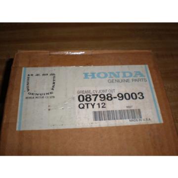 Box Of 12 Honda CV Joint Grease - INBOARD - PN# 08798-9003 Genuine Honda