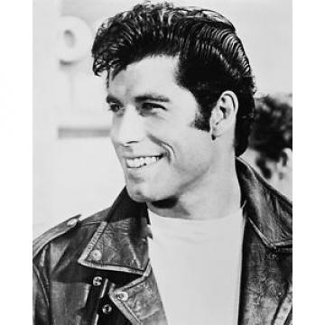 John Travolta Hunky B&amp;W 8X10 Photograph Grease